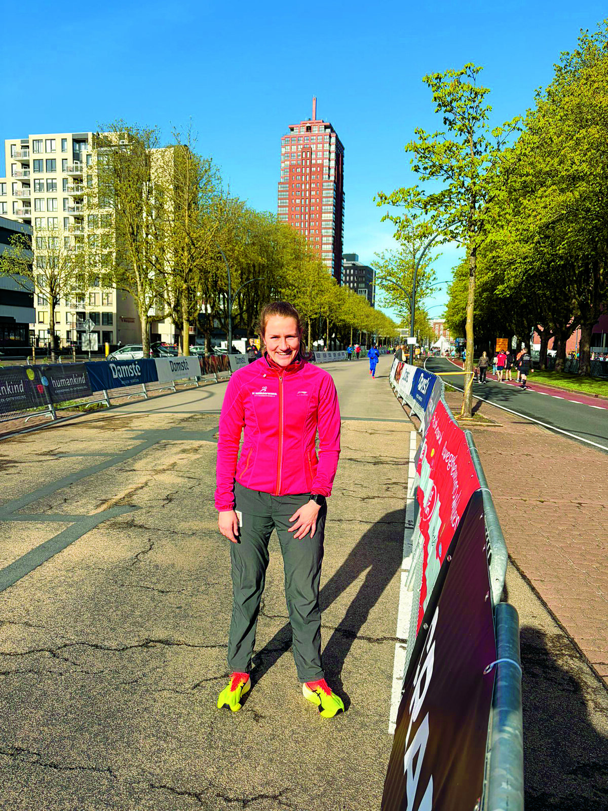Marije is er weer na een massage en douche.jpg