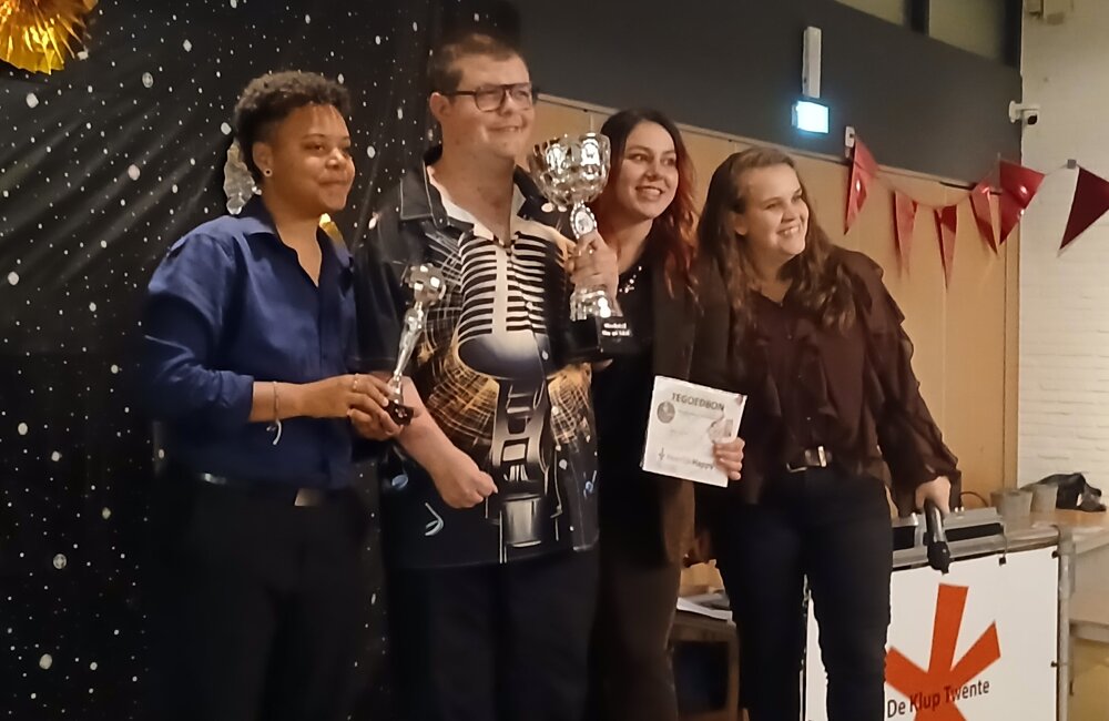 René Ballast won de 1e prijs