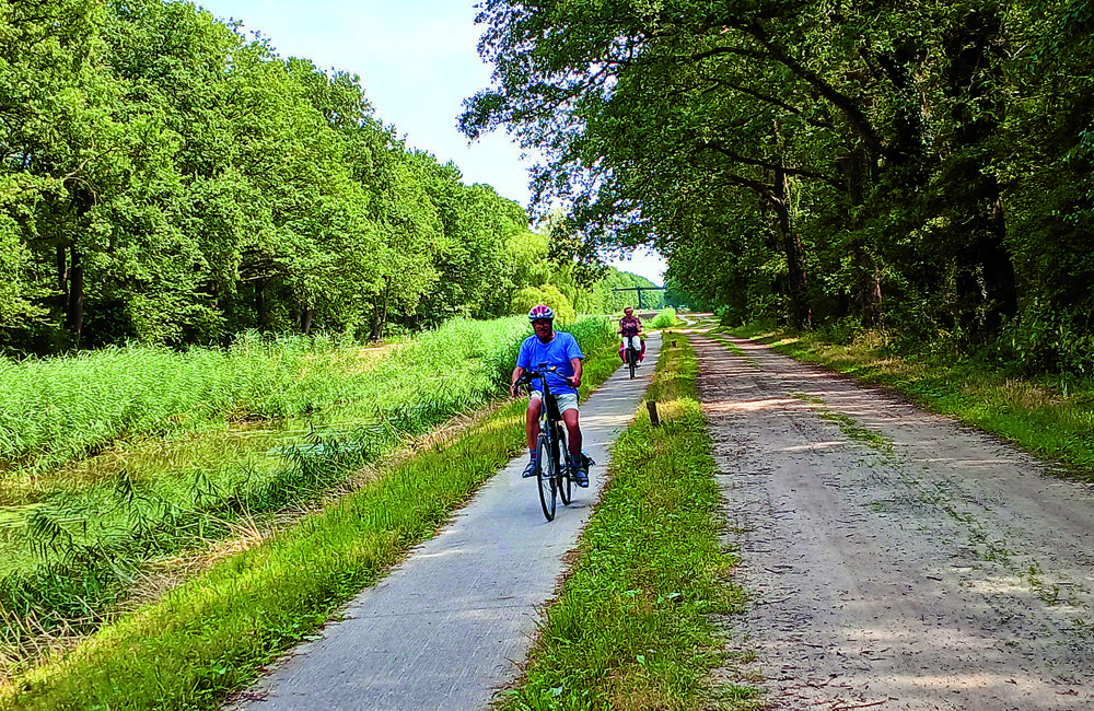 fietsen langs Kanaal Almelo Nordhorn