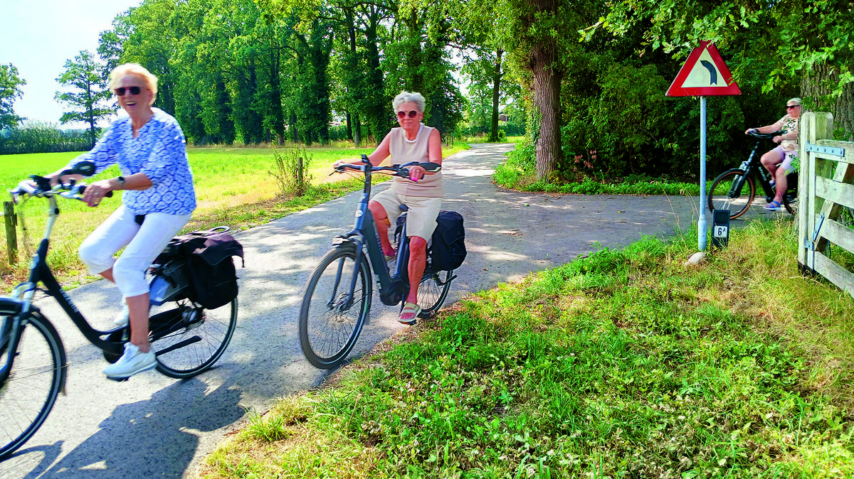 Fietsend door het Twentse landschap